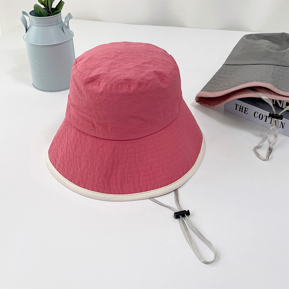 여자 바스락 캠핑 등산모자 버킷 모자