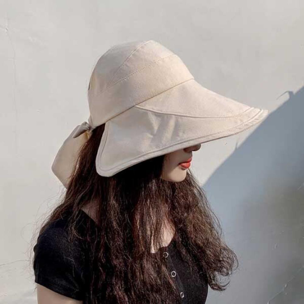 여자 여름 햇빛가리개 와이어챙 캡 모자